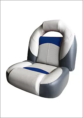 £174.99 • Buy MARINE BOAT BASS SEAT - GREY/CHARCOAL/BLUE (75132GCB) Yacht Fishing Rib 