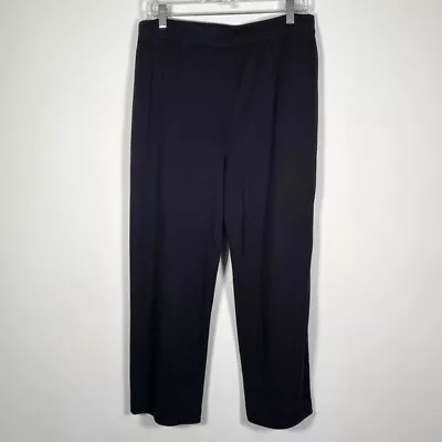 Exclusively Misook Women’s Size Large 100% Acrylic Knit Pull On Cropped Pants • $35