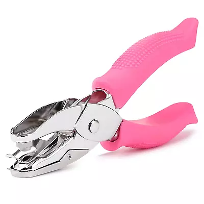 1/4 Hole Punch Handheld Single Hole Punch With Soft Grip Small Hole Punch For  • $7.97