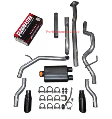 09-14 Ford F150 4.6 5.0 5.4 Catback Dual Exhaust Rear Exit - Flowmaster Super 44 • $449.95