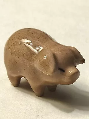 Vintage 1960s Hagen Renaker Pink Pig 1  Miniature Figurine Figure Farm Animal  • $9.95