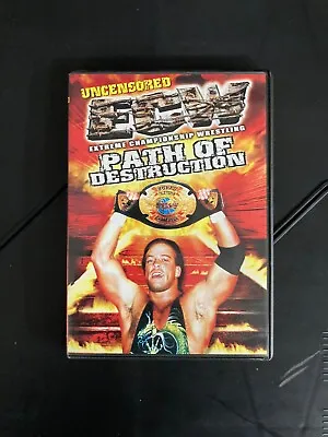 **RARE** ECW Uncensored Path Of Destruction 2000 DVD Rob Van Dam RVD WWE WWF WCW • £11.99