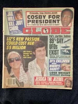 Globe November 17 1987 Bill Cosby For President Ufos Exist Liz Taylor • $9.99