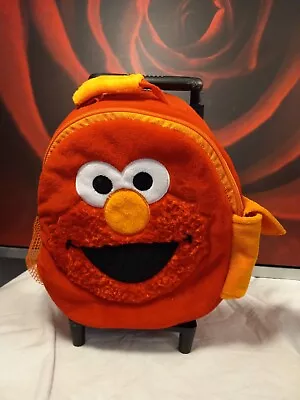 Rare Red Animal Adventure Elmo Happy Trolley Plush Backpack  5  X 10  X 21  • $39.99