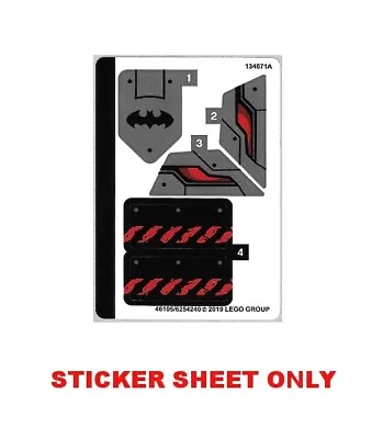 LEGO 76117 - Super Heroes - Batman Mech Vs. Poison Ivy Mech - STICKER SHEET • $34.18