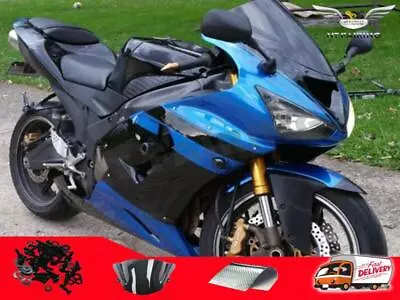 MSB Fit For Kawasaki Ninja 2005-2006 ZX6R 636 Blue New Injection Fairing L005 • $419.99