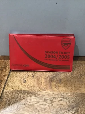 £1.99 • Buy Arsenal Season Ticket Books Clock End Highbury Used 2004/2005