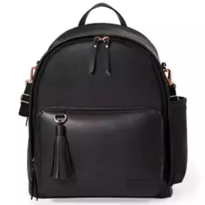 Baby Diaper Leather Backpack Stylish Nappy Backpack Waterproof Travelling • $79.75