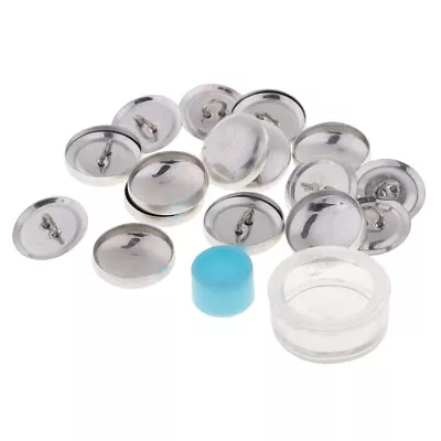 10 Set Hand Button Making Tool &Self Cover Button 20mm DIY Sewing Craft Kits • £4.85