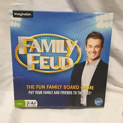 Family Feud Board Game Grant Denyer Preloved Complete Free Post Aust • $29