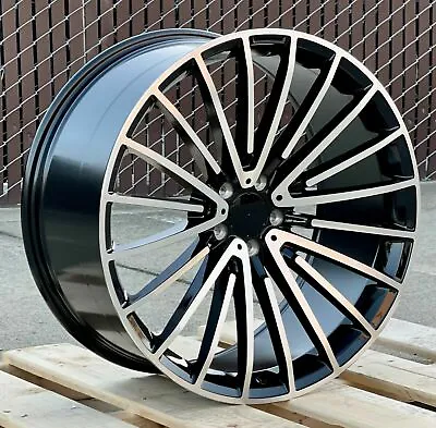 22  Wheels Fit Mercedes S560 S580 S550 S600 S63 CL63 22x9 / 22x10.5 Rims Set 4 • $1271