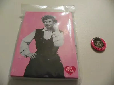 NIB Never Opened Package Of 12 Notecards 'I Love Lucy' Plus A Lucy Pin • $10