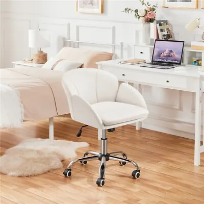 Makeup Vanity Chair Cute Desk Chair Modern Swivel Rolling Chair Computer Chair • $89.99