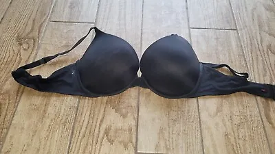 Victoria’s PINK Secret Black Plunge Bra Size 36DD Push Up ASK ME QUESTIONS SEXY • $14