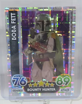 Star Wars Topps Force Attax Rarer Hologram Card Boba Fett Bounty Hunter💥💥💥 • £30