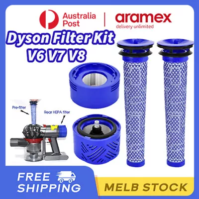 1~4PCS Pre & Post HEPA Filter Kit For Dyson V8 V7 V6 V10 DC59 SV10 Animal Vacuum • $9.99