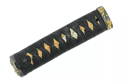 Tsuka Handle Wakizashi Vintage Japanese Sword Fitting Katana Fuch Menuki  16cm • $168