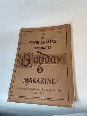 Frank Leslie’s Illustrated Sunday Magazine May 1884 • $24.95