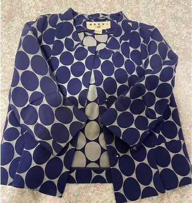 Marni Collarless Jacket For H&M Size 36 Stunning! • £24.99