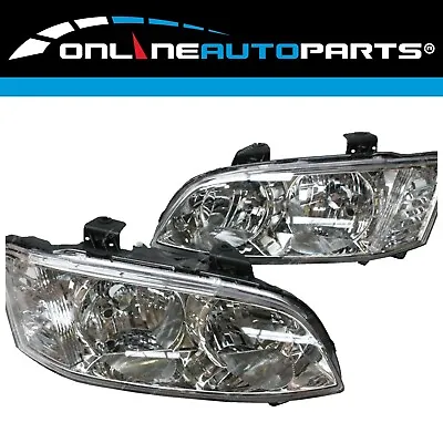 LH+RH Chrome Headlights Pair For Holden Commodore VE Series 2 '10-'13 L+R Set • $274.95