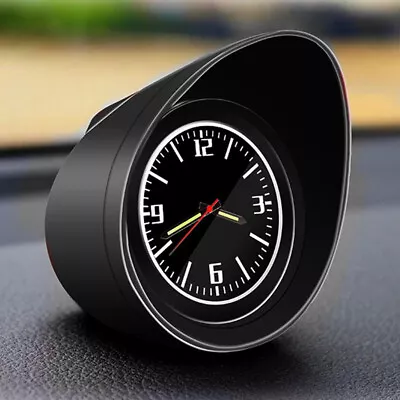 Black Shell Car Interior Dashboard Clock Luminous Pointer Backlight Universal 1x • $21.65