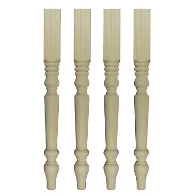 Set Of 4 Solid Pine Farmhouse / Dressing Table Legs Ex 3  69*69*736mm Wood A3FH • £40