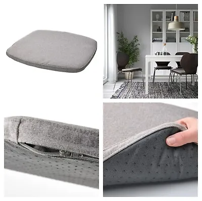 ÄLVGRÄSMAL Chair Pad Grey 32.6/31.3x33x3 Cm • £20.55