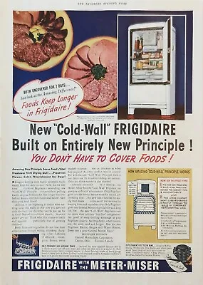 1939 Frigidaire Refrigerator Made By General Motors Vintage Ad New Principle • $9.95