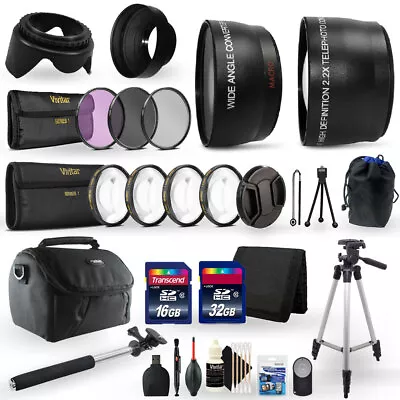 48GB Top Accessory Kit For Canon EOS 90D Digital SLR Camera • $85.99