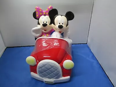 Disney Mickey And  Minnie Mouse Houston Harvest Ride Together Cookie Jar • $119.99