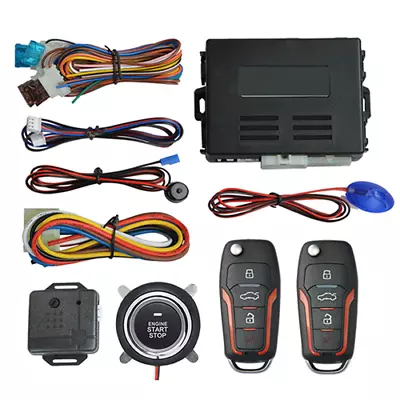 Car SUV Keyless Entry Engine Start Alarm System Push Button Remote Starter Stop • $66.50