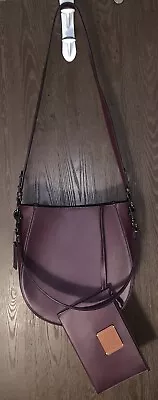 COACH MADDY Boysenberry Pewter HOBO Shoulder/Crossbody MSRP EUC • $175