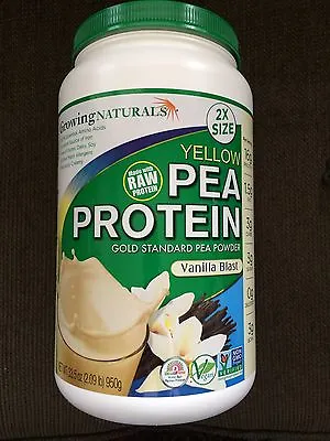 Growing Naturals - VEGAN Pea Protein Shake - VANILLA BLAST - 33.5 Oz! • $24.95