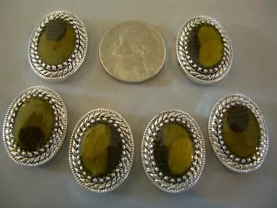 2 Hole Slider Beads Ovals Olive Green #6 • $5.95