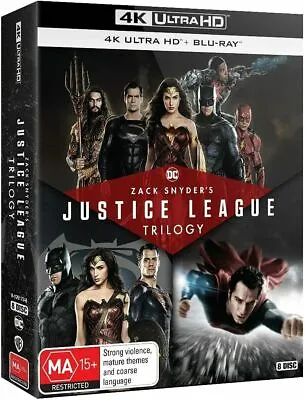 Zack Snyder's Justice League Trilogy (4K UHD Blu-Ray) NEW • $89.99