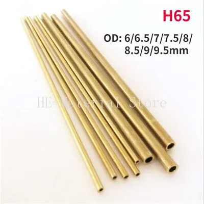 H65 Brass Tube Capillary Tube OD 6/6.5/7/7.5/8/8.5/9/9.5mm Hollow Copper Pipe • $5.96