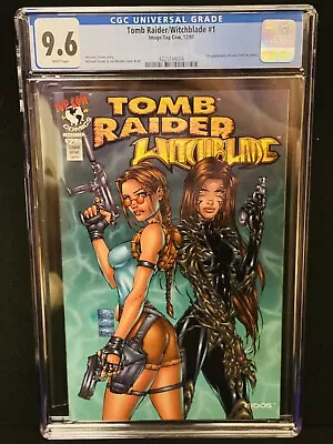 CGC 9.6 Tomb Raider/Witchblade #1 1st Lara Croft Appearance Michael Turner • $42