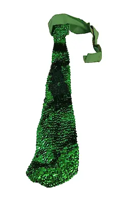 Unbranded Mens Sequin Sparkle Tie St Patrick's Day 4 Leaf Clovers Green 14  • $9.95