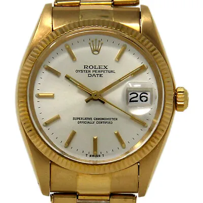 Rolex Rare Oyster Date Vintage 1503 Automatic 18kt Gold Box /punched Paper #1896 • $12950