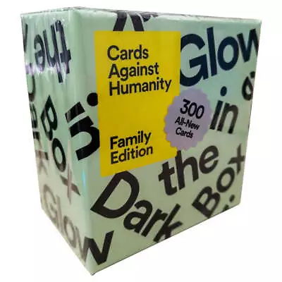 Cards Against Humanity Family Edition First Expansion Glow In The Dark Box • $45.85