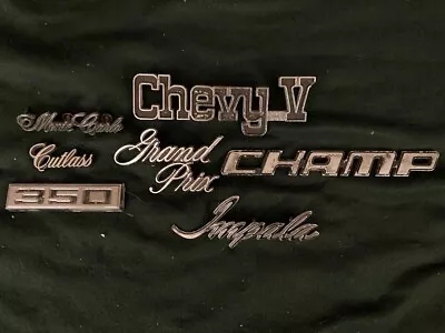  Lot Of 7 Vintage Chevy / GM Emblems - Badges  • $35