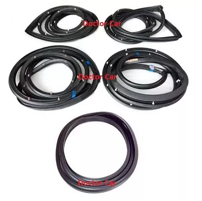 4 Door + 1 Trunk Seal Rubber Weatherstrip For 1992-1995 Honda Civic EG Sedan 4Dr • $269.10