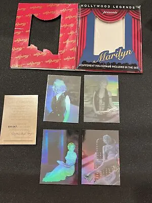 1992 Marilyn Monroe Hollywood Legends Vision Graphix Hologram Cards • £43.43