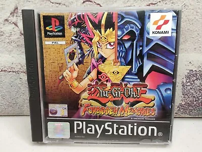 Yu-Gi-Oh! YUGIOH Forbidden Memories  Sony PlayStation 1 PS1 Complete With Manual • £24.99