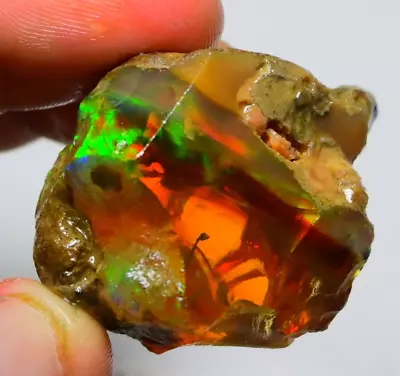 161.15 Natural Opal Rough AAA Quality Ethiopian Welo Fire Opal Raw Gemstone • $161.60