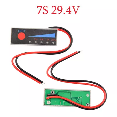 £3.95 • Buy 7S LiPo Lithium Battery Level Capacity Volts Indicator Tester