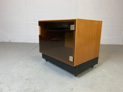 £75 • Buy UK DELIVERY Mid Century Teak LP Bedside Table Side Stereo Cabinet,,.,,.