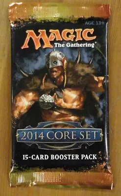 Magic The Gathering 2014 Core Set 15-Card Draft Booster Pack ENGLISH • $8.46