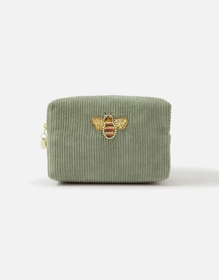 £14.99 • Buy New With Tags Accessorize Green Bee Embellished Makeup Cosmetics Bag