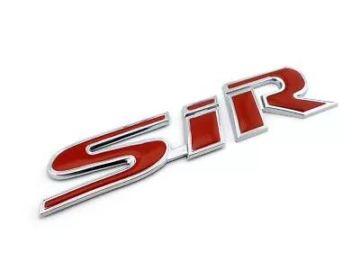 Car Emblem SIR Sticker Badge Spec-V Trunk Decal JDM Fender Logo ABS Red Auto 1PC • $14.50